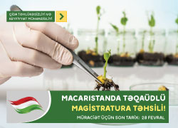 Macarıstanda TƏQAÜDLÜ magistratura təhsili!